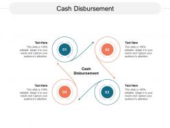 Cash disbursement ppt powerpoint presentation model samples cpb