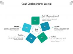 Cash disbursements journal ppt powerpoint presentation outline guidelines cpb