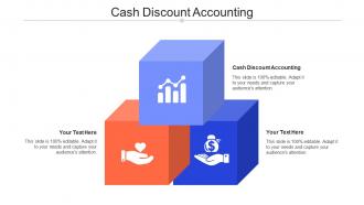 Cash Discount Accounting Ppt Powerpoint Presentation Visual Aids Summary Cpb