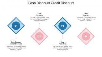 Cash Discount Credit Discount Ppt Powerpoint Presentation Icon Slides Cpb