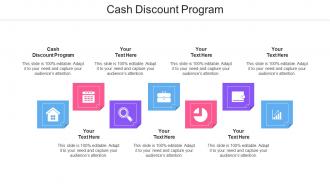Cash Discount Program Ppt Powerpoint Presentation Infographics Shapes Cpb
