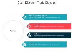 Cash discount trade discount ppt powerpoint presentation file background designs cpb