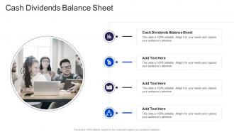 Cash Dividends Balance Sheet In Powerpoint And Google Slides Cpb
