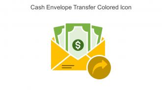 Cash Envelope Transfer Colored Icon In Powerpoint Pptx Png And Editable Eps Format