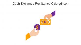 Cash Exchange Remittance Colored Icon In Powerpoint Pptx Png And Editable Eps Format