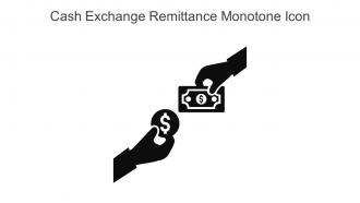 Cash Exchange Remittance Monotone Icon In Powerpoint Pptx Png And Editable Eps Format