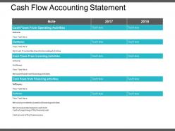 Cash flow accounting statement powerpoint show