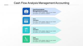Cash flow analysis management accounting ppt powerpoint presentation sample cpb