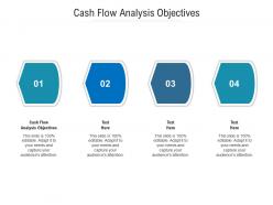 Cash flow analysis objectives ppt powerpoint presentation infographics graphics example cpb