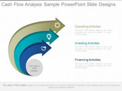 Cash flow analysis sample powerpoint slide designs
