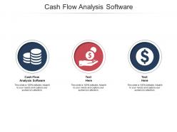Cash flow analysis software ppt powerpoint presentation icon mockup cpb