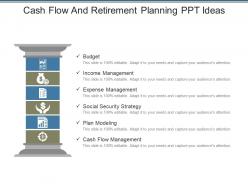 Cash flow and retirement planning ppt ideas