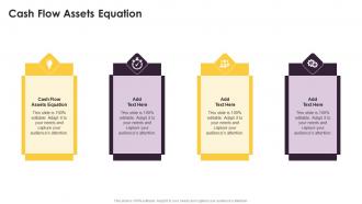 Cash Flow Assets Equation In Powerpoint And Google Slides Cpb