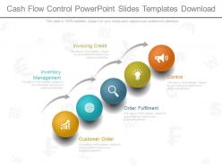 Cash flow control powerpoint slides templates download