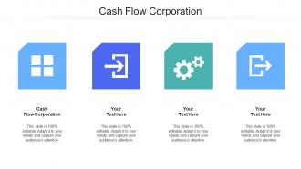 Cash flow corporation ppt powerpoint presentation visual aids cpb