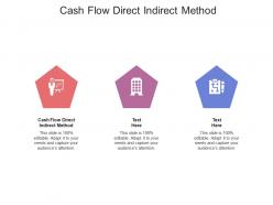Cash flow direct indirect method ppt powerpoint presentation summary background designs cpb