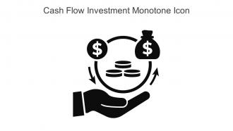 Cash Flow Investment Monotone Icon In Powerpoint Pptx Png And Editable Eps Format