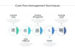Cash flow management techniques