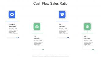 Cash Flow Sales Ratio In Powerpoint And Google Slides Cpb