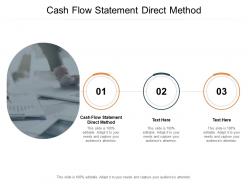 Cash flow statement direct method ppt powerpoint presentation clipart cpb
