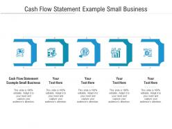Cash flow statement example small business ppt powerpoint presentation show designs cpb