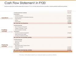 Cash flow statement in fy20 ppt powerpoint professional example