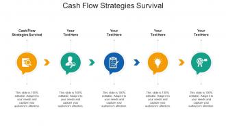 Cash flow strategies survival ppt powerpoint presentation slides sample cpb