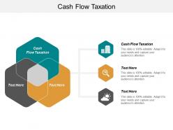 Cash flow taxation ppt powerpoint presentation gallery rules cpb