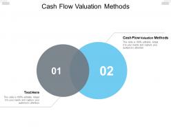 Cash flow valuation methods ppt powerpoint presentation show images cpb