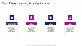Cash Flows Investing Activities Include In Powerpoint And Google Slides Cpb