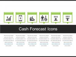 Cash forecast icons
