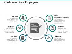 Cash incentives employees ppt powerpoint presentation file templates cpb