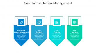 Cash inflow outflow management ppt powerpoint presentation infographic template icons cpb