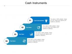Cash instruments ppt powerpoint presentation slides example cpb