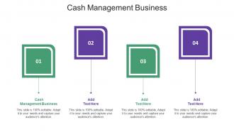 Cash Management Business Ppt Powerpoint Presentation Styles Brochure Cpb