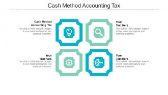 Cash method accounting tax ppt powerpoint presentation icon vector cpb