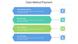 Cash Method Payment Ppt Powerpoint Presentation File Good Cpb