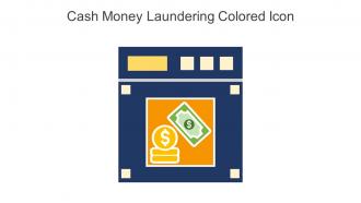 Cash Money Laundering Colored Icon In Powerpoint Pptx Png And Editable Eps Format