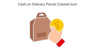 Cash On Delivery Parcel Colored Icon In Powerpoint Pptx Png And Editable Eps Format