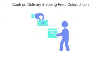 Cash On Delivery Shipping Fees Colored Icon In Powerpoint Pptx Png And Editable Eps Format