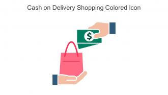 Cash On Delivery Shopping Colored Icon In Powerpoint Pptx Png And Editable Eps Format