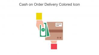 Cash On Order Delivery Colored Icon In Powerpoint Pptx Png And Editable Eps Format