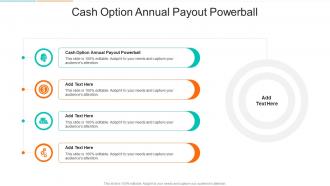 Cash Option Annual Payout Powerball In Powerpoint And Google Slides Cpb