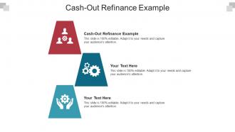 Cash out refinance example ppt powerpoint presentation outline structure cpb