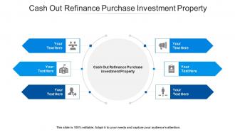Cash out refinance purchase investment property ppt powerpoint presentation summary cpb