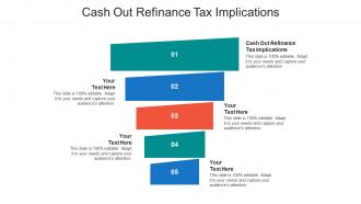 Cash out refinance tax implications ppt powerpoint presentation infographic template graphics cpb