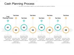 Cash planning process ppt powerpoint presentation summary template cpb