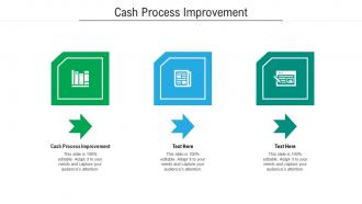 Cash process improvement ppt powerpoint presentation styles infographics cpb