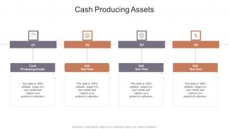 Cash Producing Assets In Powerpoint And Google Slides Cpb
