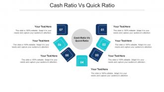 Cash Ratio Vs Quick Ratio Ppt Powerpoint Presentation Professional Show Cpb